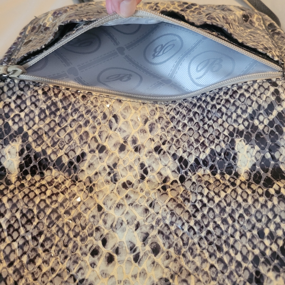 Brighton Python Embossed Crossbody - image 4